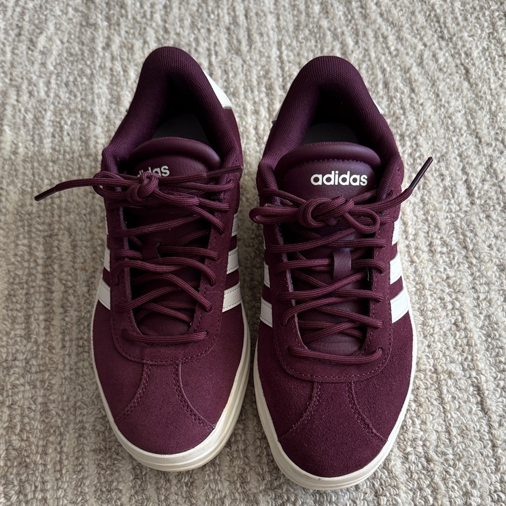 Adidas Burgundy Sneakers - Picture 7 of 8